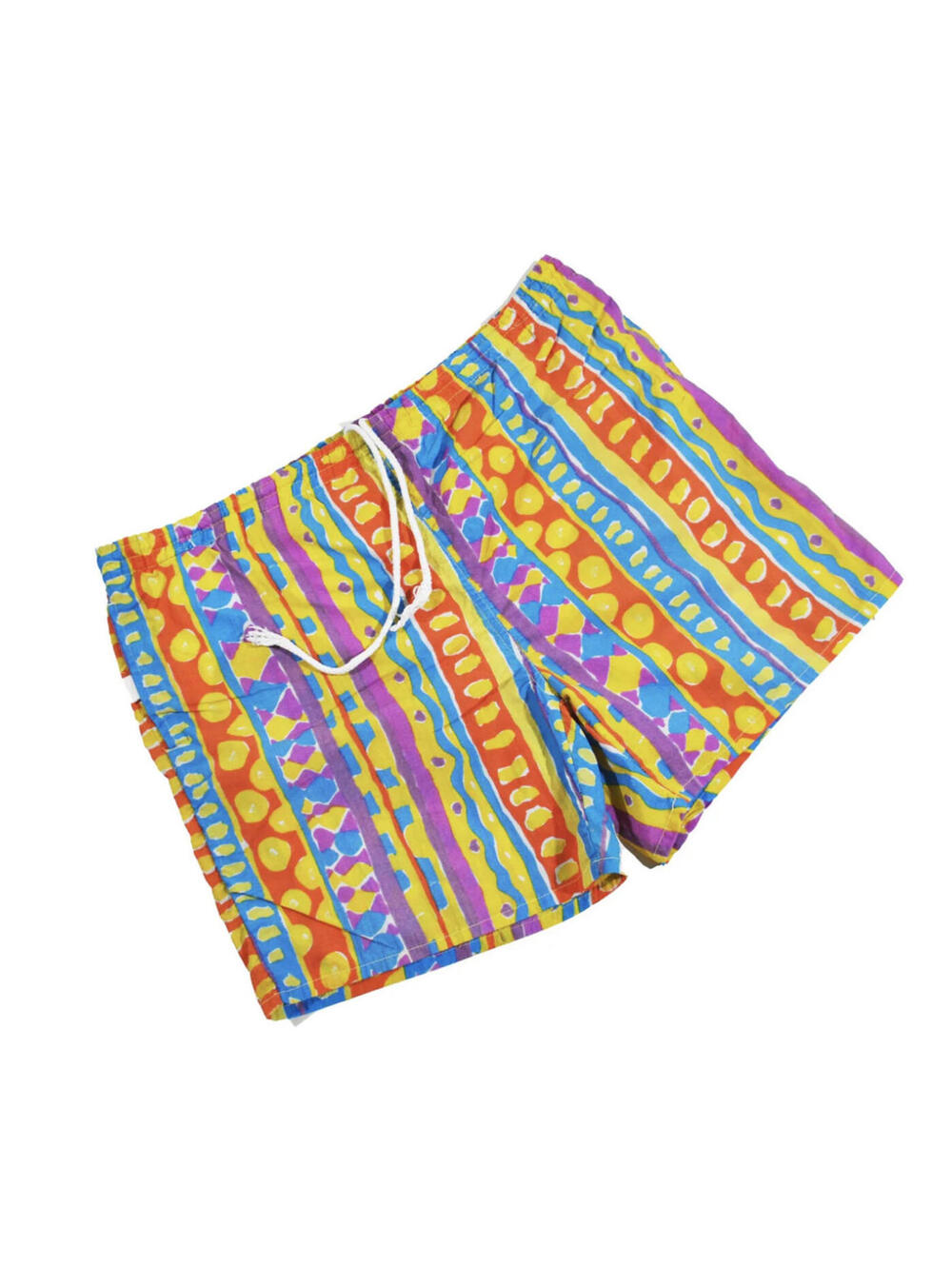 Vintage Campus 90s Pattern Print Swim Mens Swimsuit Size Large (36-38)